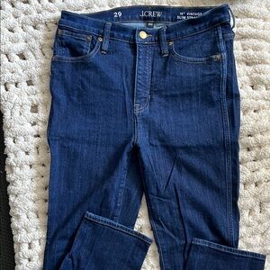 J. Crew Dark Blue Slim Straight Jeans